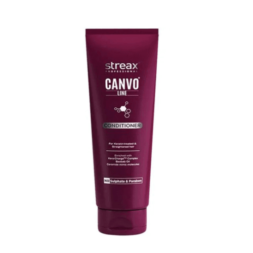 Streax Professional Canvo Line Conditioner For Keratin Treated And Straightened Hair 240gm